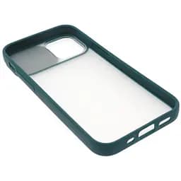 Чохол UFT для iPhone 12 силіконовий зі шторкою, що захищає камеру Green - мініатюра 3