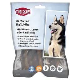 Лакомство для собак Trixie Denta Fun Палочки-ассорти для чистки зубов 10 см 250 г