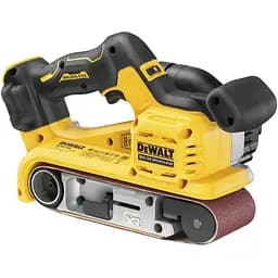 Шліфмашина стрічкова DeWalt безщіткова, XR Li-Ion 18 В, швидкість стрічки 198-320 м/хв, розмір стрічки 75х533 мм, вага 3.46 кг, без акумуляторів та ЗП, валіза TSTAK (DCW220NT)