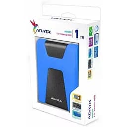 Зовнішній ударостійкий жорсткий диск Adata DashDrive Durable HD650 1TB USB 3.2 Gen.1 синій - мініатюра 5