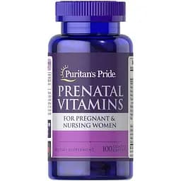 Вітаміни та мінерали Puritan's Pride Prenatal Vitamins, 100 каплет