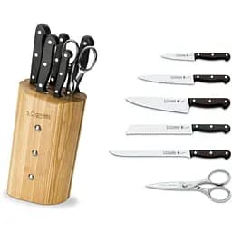 Набір ножів із 6-ти предметів 3 Claveles Чорний 000267206