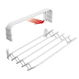 Сушарка для білизни настінна Casa Si Towel Flex 6 White (CS92197X10), Білий - мініатюра 3