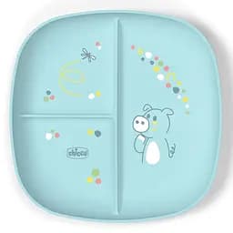 Тарілка секційна Chicco 12м+ блакитна (16003.25) - мініатюра 2