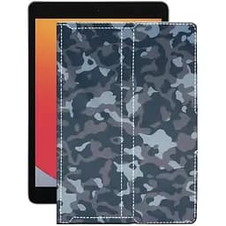 Чохол StatusCASE з екошкіри для планшету Apple iPad 7 10.2 (2019) Хаки-синій