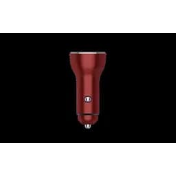 Автомобільний зарядний пристрій DK + кабель Warp Charge 2USB 40W (QK739) red - мініатюра 7