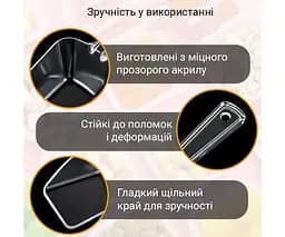 Набір совків для сипучих продуктів, 12 шт., акрилові, 110 х 30 мм - мініатюра 2