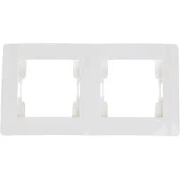 Рамка Brille для розетки ZB-2F wh