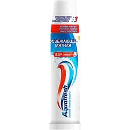 Зубная паста Aquafresh Освежающе-мятная в поршневой упаковке 100 мл