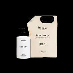 Набір з рефілом мило для рук Honest products smoked sugar 