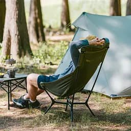 Стілець складаний ультралегкий Naturehike CNK2550JJ013 Yamami YL01 чорний - мініатюра 10