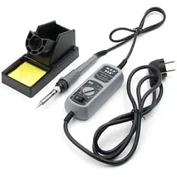 Паяльник WEP 908+ с подставкой 65W, аналоговая регулировка t 200-480 гр, жало 900M с портативным блоком управления