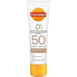Сонцезахисний крем для обличчя Carroten CC SPF50 50 мл