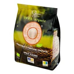 Пластівці зі спельти різані Galeks-Agro миттєвого приготування органічні 300 г
