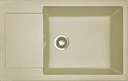 Кухонна мийка Adamant GENERAL ivory 775x495x200 мм, з крилом 77,5 см