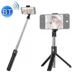 Селфі палиця штатив тринога для телефона Bluetooth з пультом Selfie Stick K07 Чорний - мініатюра 5