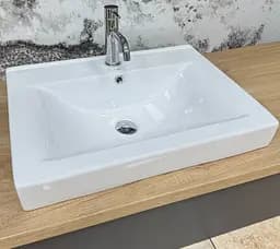 Умивальник VBI Bagnara 70 white врізний VBI-018063, Білий - мініатюра 2