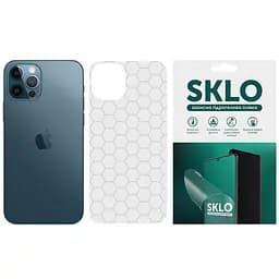 Захисна гідрогелева плівка SKLO Back тилTransp. для Apple iPhone 14 Pro 6.1 Прозорий/Соти Прозорий/Соти