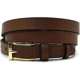 Ремінь шкіряний Grande Pelle жіночий 120х2 см acs0029345