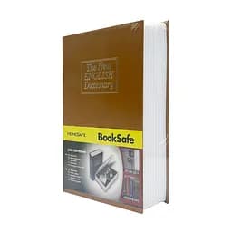 Сейф-книга з ключем для зберігання Sparta KBS-802(Brown) середня, 24х15,5х5,5 см