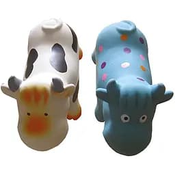 Игрушка для собак Tatrapet Toys Fun латексная Коровка с пищалкой 19 см (разные фигурки)