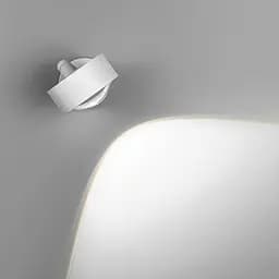 Накладний білий поворотний світильник з лінзою 4000K Ø8х12,5 см | Line F | Арт. 8237 W QY-S