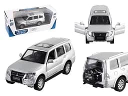 Автомодель MITSUBISHI PAJERO 4WD TURBO, серебристый