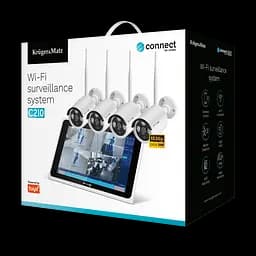 Комплект відеоспостереження Wi-Fi Kruger & Matz Connect C210 Tuya Full HD - мініатюра 8