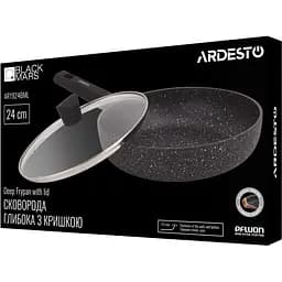 Сковорода Ardesto Black Mars Alcor глибока з кришкою 24 см (AR1924BML) - мініатюра 8