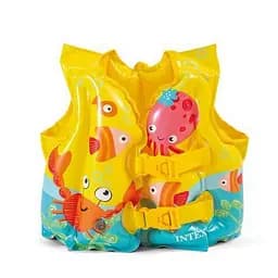 Детский надувной жилет Рыбки Intex 59661NJ-2 размер 41 х 30 см