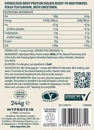Протеїн MyProtein Clear Whey Isolate Peach Tea 244 г - мініатюра 2