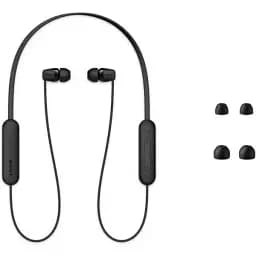 Навушники з мікрофоном Sony WI-C100 Black (WIC100B.CE7) - мініатюра 4