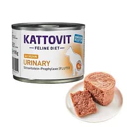 Вологий лікувальний корм Kattovit Veterinary Urinary Chicken 185г для котів із захворюваннями сечовивідних шляхів