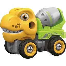 Машинка-конструктор Otamanko Тиранозавр бетономешалка Желтый/зеленый