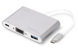 Хаб USB-C > VGA/USB-A/USB-C Digitus teh0018495