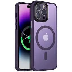 Чохол Ummi Colorful with MagSafe для Apple iPhone 14 Pro Max (6.7) Темно-фіолетовий / Dark Purple