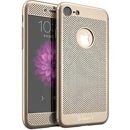 Чохол-накладка iPaky 360°Protection PC Case with heat-dissipation design iPhone 7 Gold