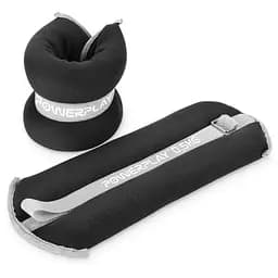 Утяжелители-манжеты для ног и рук PowerPlay PP-4349 Ankle/Wrist Weights (2 шт*0.5 кг) Черные (PP_4349_Black_0.5)