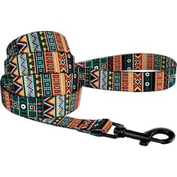 Повідець для собак Barksi BronzeDog Tribal етнічний ментол L