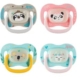 Пустышка силиконовая круглая Canpol babies Exotic Animals 6-18 месяцев в ассортименте (34/934_ru)