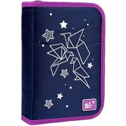 Пенал твердий Yes HP-03 Origami Doves, 13х21х3 см, фіолетовий (533412)