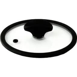 Кришка скляна із силіконовим обідком TVS 16 см прозора (00000022066)