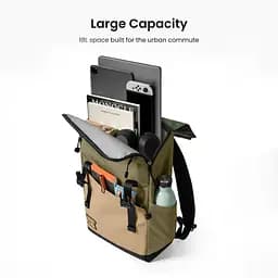 Рюкзак Tomtoc Slash-T64 Flip Laptop Backpack Green 15.6 Inch/18L T64M1T1GC - мініатюра 4