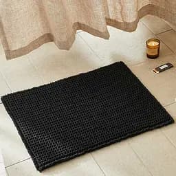 Килимок для ванної /туалету вафельний Lovely Svi - 50 x 80 см Чорний (217255)