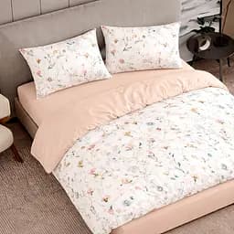 Комплект постільної білизни LoveYouHome Полуторна 150×215 Бязь Gold Затишок Мультиколір (7186) - мініатюра 5