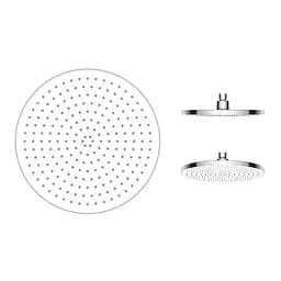 Верхній душ Imprese LSR d230 мм, ABS хром f02600101AI, Хром