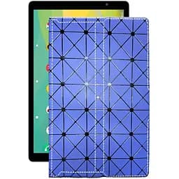 Чехол StatusCASE из экокожи для планшета Prestigio Grace 4991 4G Синий ромб