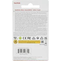 Карта пам'яті SanDisk 512GB microSDXC class 10 UHS-I Ultra (SDSQUNR-512G-GN3MN) - мініатюра 3