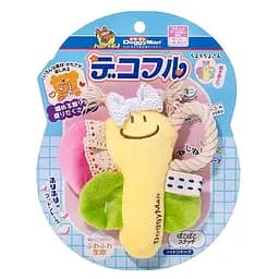 Мягкая игрушка DoggyMan Decorated Butterfly с пищалкой для собак мини и малых пород 19х15х3 см желтая
