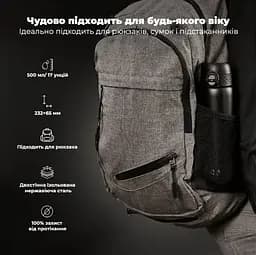 Пляшка для води ION8 металева вакуумна 500 мл Vacuum Insulated Black (I8TS500BLK) - мініатюра 5
